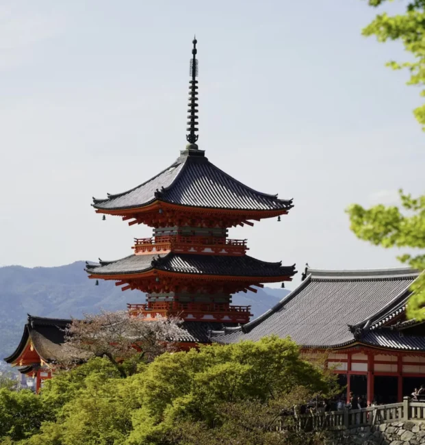 A Temple’s Serene Silhouette